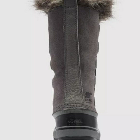 New in Box Sorel Joan of Arctic Waterproof Winter Boots Size 6 Quarry Black - Picture 5 of 9